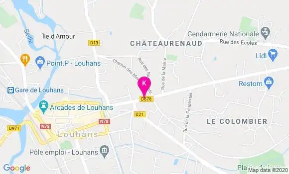 Localisation Marion Cornet