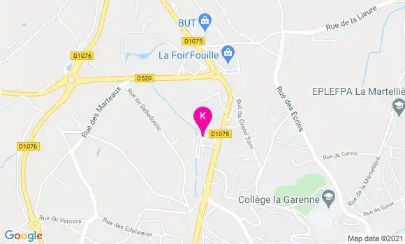 Localisation Alexandra Perret
