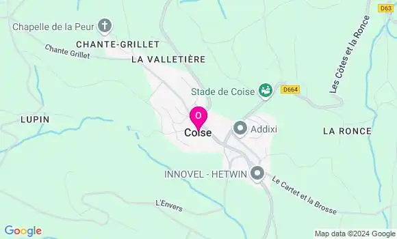 Localisation Chanelle Peyron
