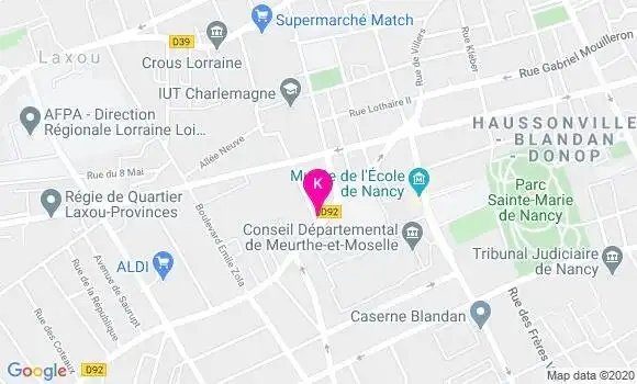Localisation Thomas Garnier
