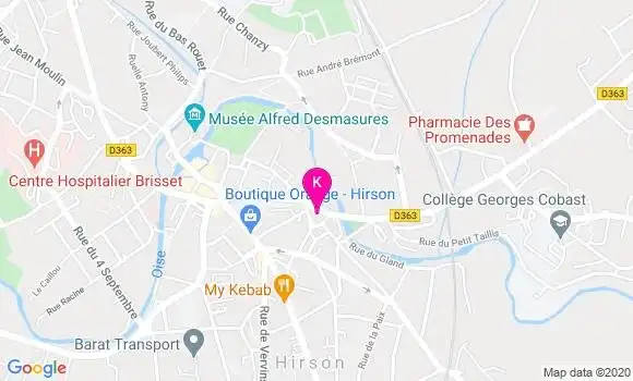 Localisation Karine Driguet