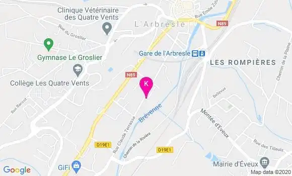 Localisation Catherine Dehe