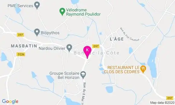 Localisation Marie Berlanda
