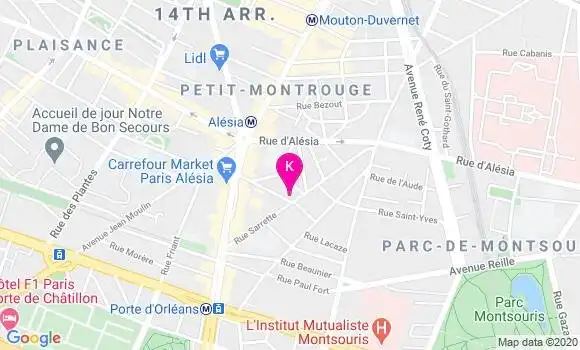 Localisation Marie Bailly