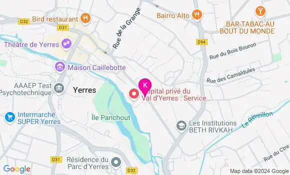 Localisation Benjamin Petre