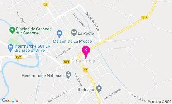 Localisation Magalie Paez
