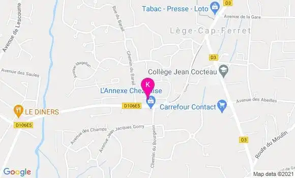 Localisation Damien Touffait