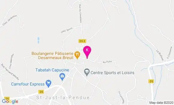 Localisation Claudie Brassin