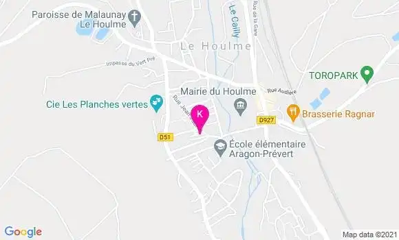 Localisation Melaine Houillon