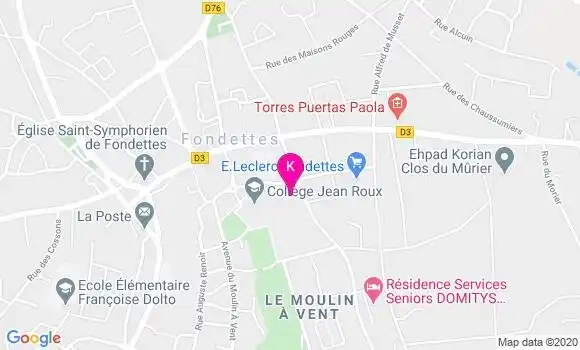 Localisation Pierre Andre Contreras