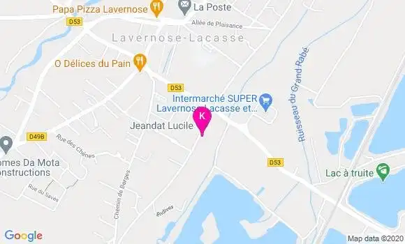 Localisation Lucile Jeandat
