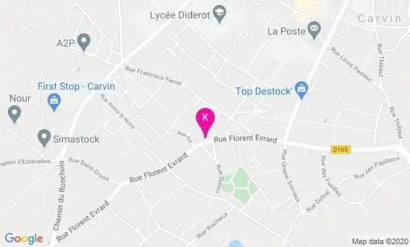 Localisation Ines Danel
