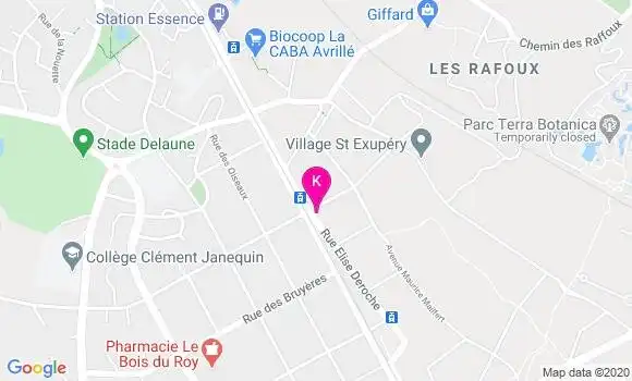Localisation David Dutruel