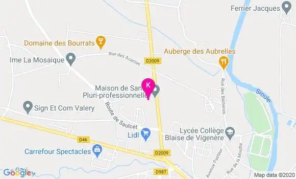 Localisation Xavier Nicolas
