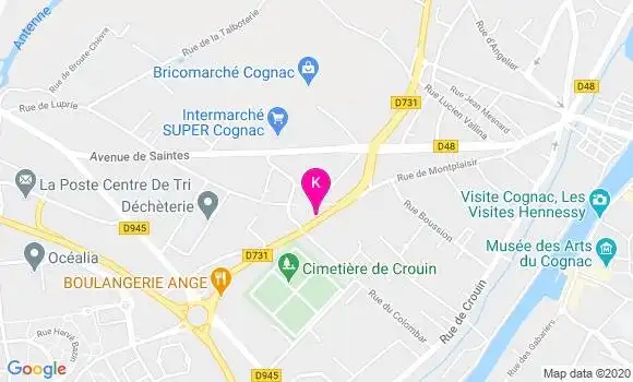 Localisation Jacques Bretaudeau