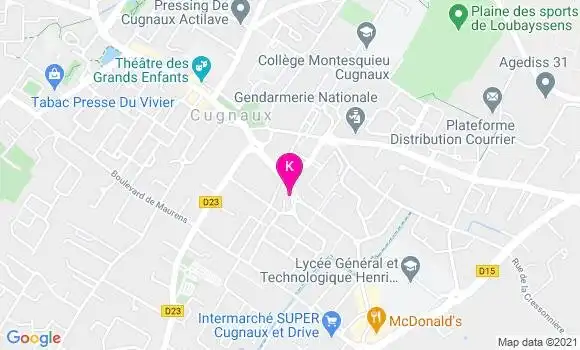 Localisation Sophie Tassin Bouyssel