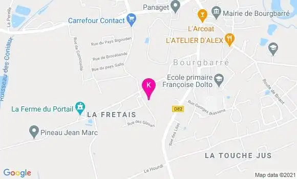 Localisation Estelle Pacaud