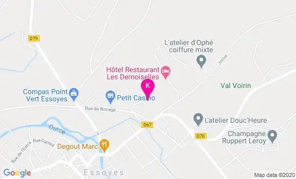 Localisation Christelle Dangin