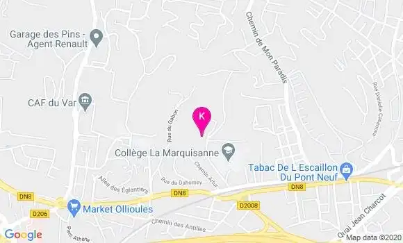 Localisation Marie Ange Bohigues