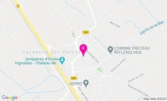 Localisation Sonia Arrami Bac