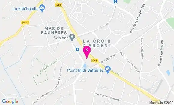 Localisation Laure Cassafieres