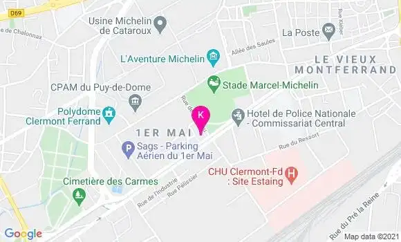 Localisation Guillaume Debise