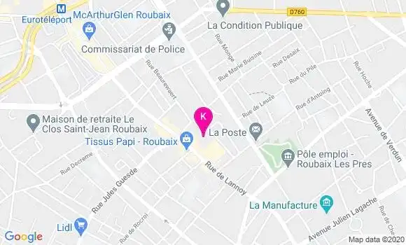 Localisation Juliette Lacherez