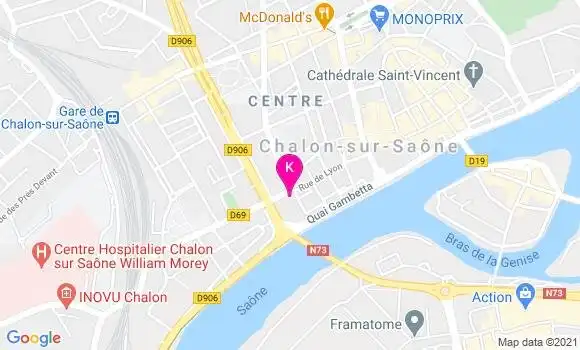 Localisation Emmanuel Jaccard