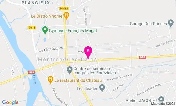 Localisation Nicolas Bouvard