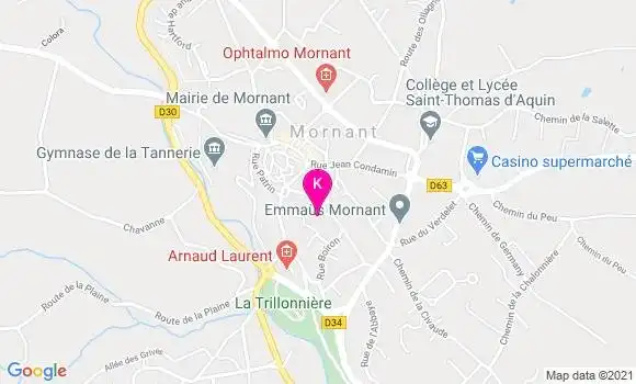 Localisation Sandrine Simonnet Gingembre