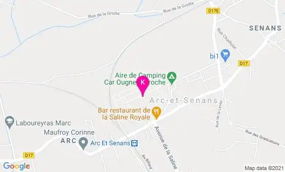Localisation Pauline Rouffiac