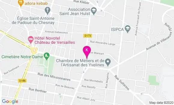 Localisation Nathalie Freychet