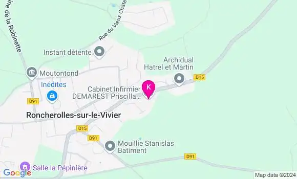 Localisation Matthieu Dodelin