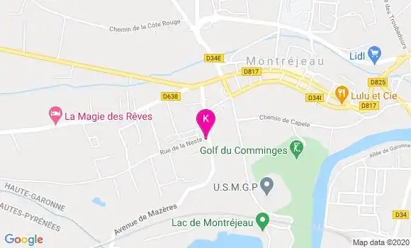 Localisation Maryvonne Agasse Le Moullec