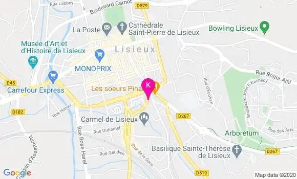 Localisation Odile Coutant