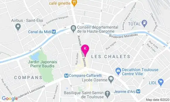 Localisation Agathe Sudre