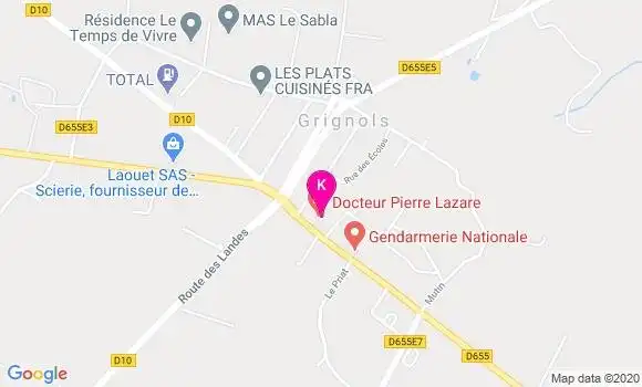 Localisation Silvana Bouyrelou