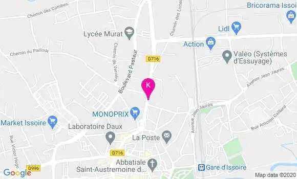 Localisation Juliette Maridet