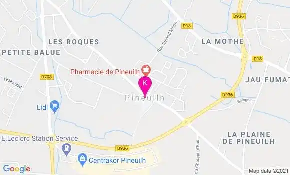 Localisation Jean Pierre Dejean