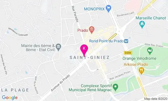 Localisation Patrick Sandoval