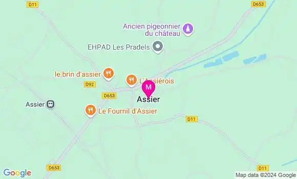 Localisation Lydie Lamothe