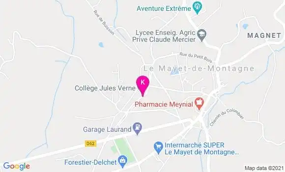 Localisation Bernard Sauvannet