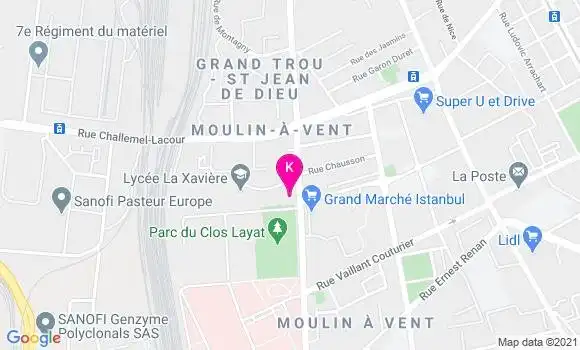 Localisation Bruno Dugast