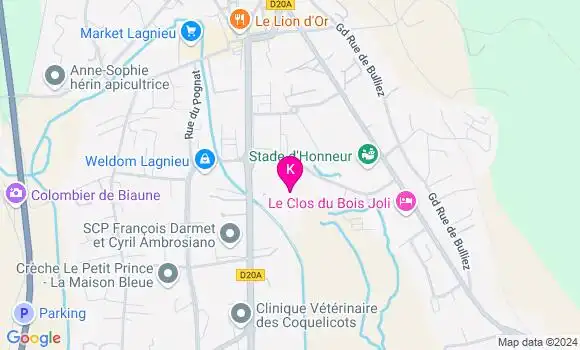 Localisation François Benaiges