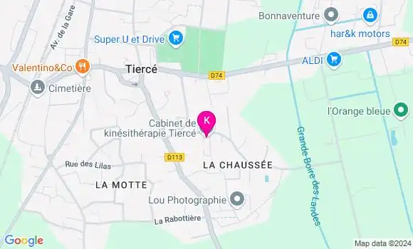 Localisation Pauline Guibert