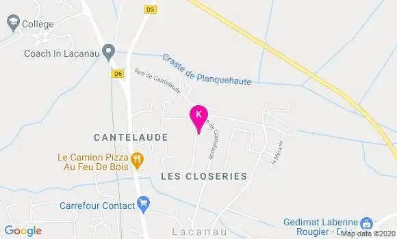 Localisation Fabienne Trouche