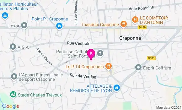 Localisation Caroline Larue