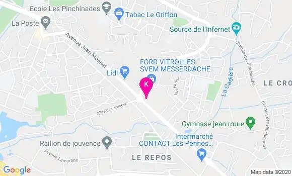 Localisation Nicolas Frances