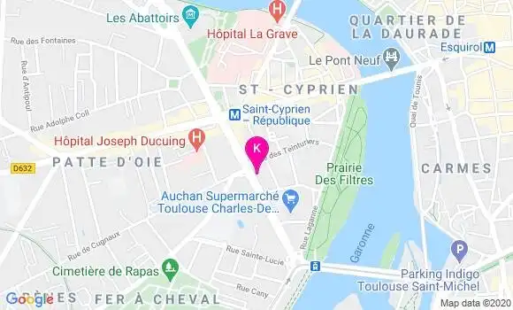 Localisation Marion Occhipinti