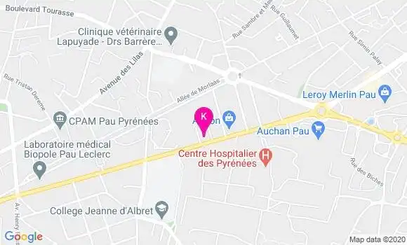 Localisation Cecile Cazaux